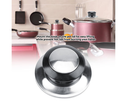 5pcs Heat-Resistant Pot Pan Lids, Knob Lifting Handle, Kitchen Cookware Replacement V1263-JX-2989