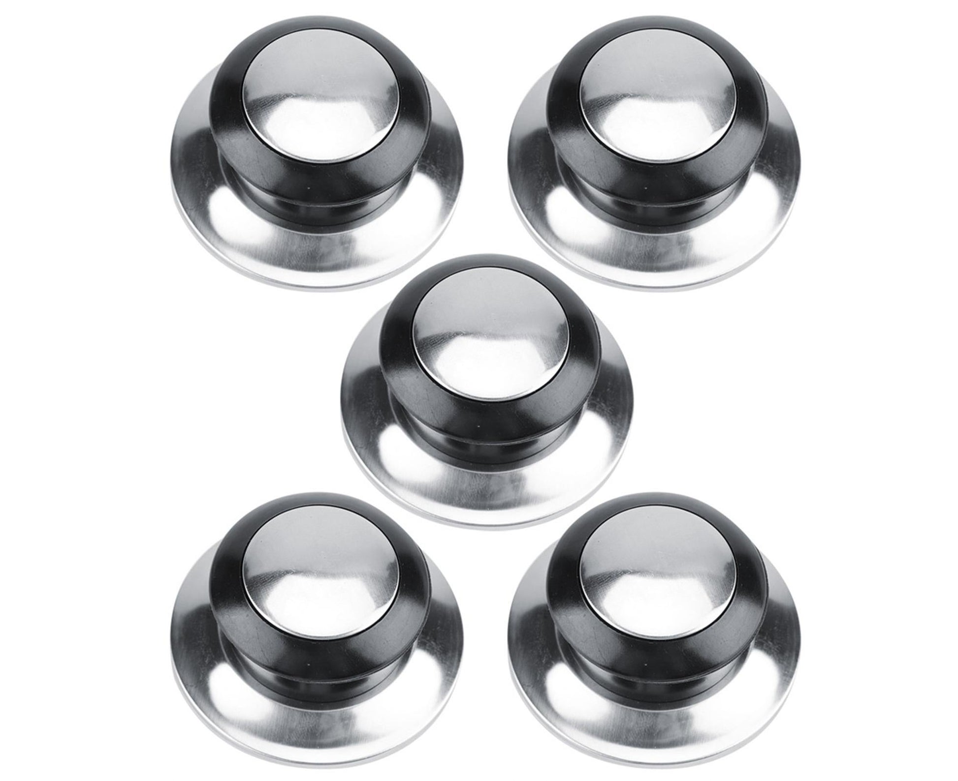 5pcs Heat-Resistant Pot Pan Lids, Knob Lifting Handle, Kitchen Cookware Replacement V1263-JX-2989