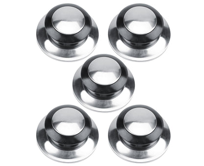 5pcs Heat-Resistant Pot Pan Lids, Knob Lifting Handle, Kitchen Cookware Replacement V1263-JX-2989