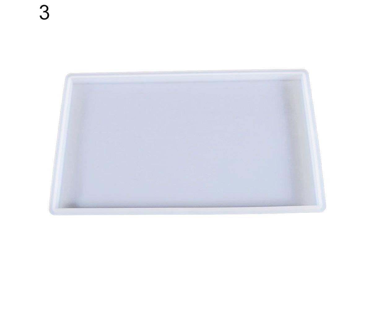 Craft Tray Plate Fruit Bowl Silicone Square Rectangle Shape Resin Mold DIY Tool-8# V1263-JX-299