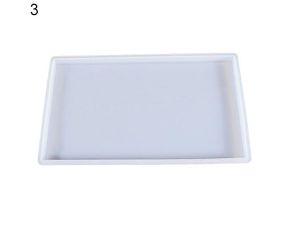 Craft Tray Plate Fruit Bowl Silicone Square Rectangle Shape Resin Mold DIY Tool-8# V1263-JX-299