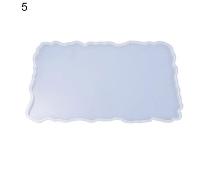 Craft Tray Plate Fruit Bowl Silicone Square Rectangle Shape Resin Mold DIY Tool-8# V1263-JX-299