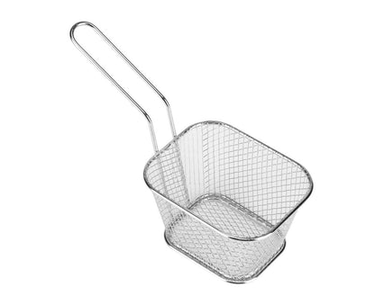 Fry Baskets, Lightweight Metal Circular Fryer Basket for Chips, Shrimp, and More V1263-JX-2990