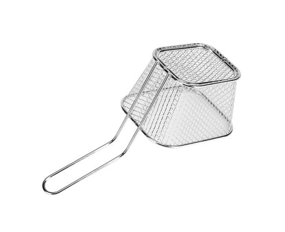 Fry Baskets, Lightweight Metal Circular Fryer Basket for Chips, Shrimp, and More V1263-JX-2990
