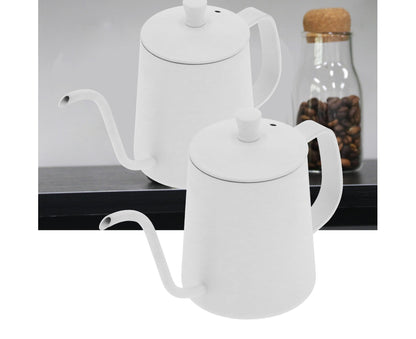 350ml Gooseneck Coffee Kettle, Stainless Steel Long Spout Tea Pot for Home or Office V1263-JX-2993