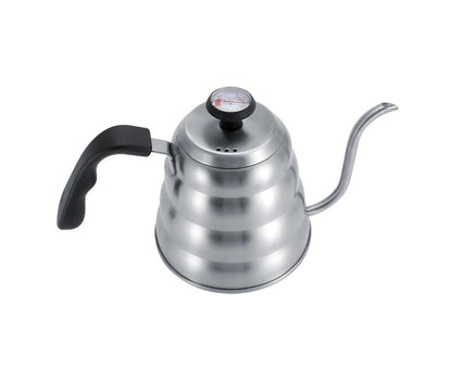 Stainless Steel Coffee Tea Pot, Drip Kettle with Gooseneck & Built-in Thermometer, 1.2L V1263-JX-2995