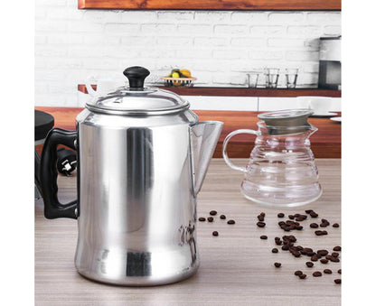 3L Tea Kettle, Aluminum Coffee Pot with V-Shaped Spout, Fast Heat Conduction V1263-JX-2996