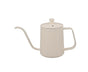 Small Pour Over Coffee Kettle, Stainless Steel, Precisely Controlled Gooseneck Spout, White, 600ml V1263-JX-2997