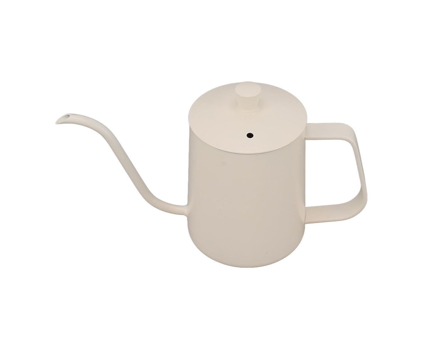 Small Pour Over Coffee Kettle, Stainless Steel, Precisely Controlled Gooseneck Spout, White, 600ml V1263-JX-2997