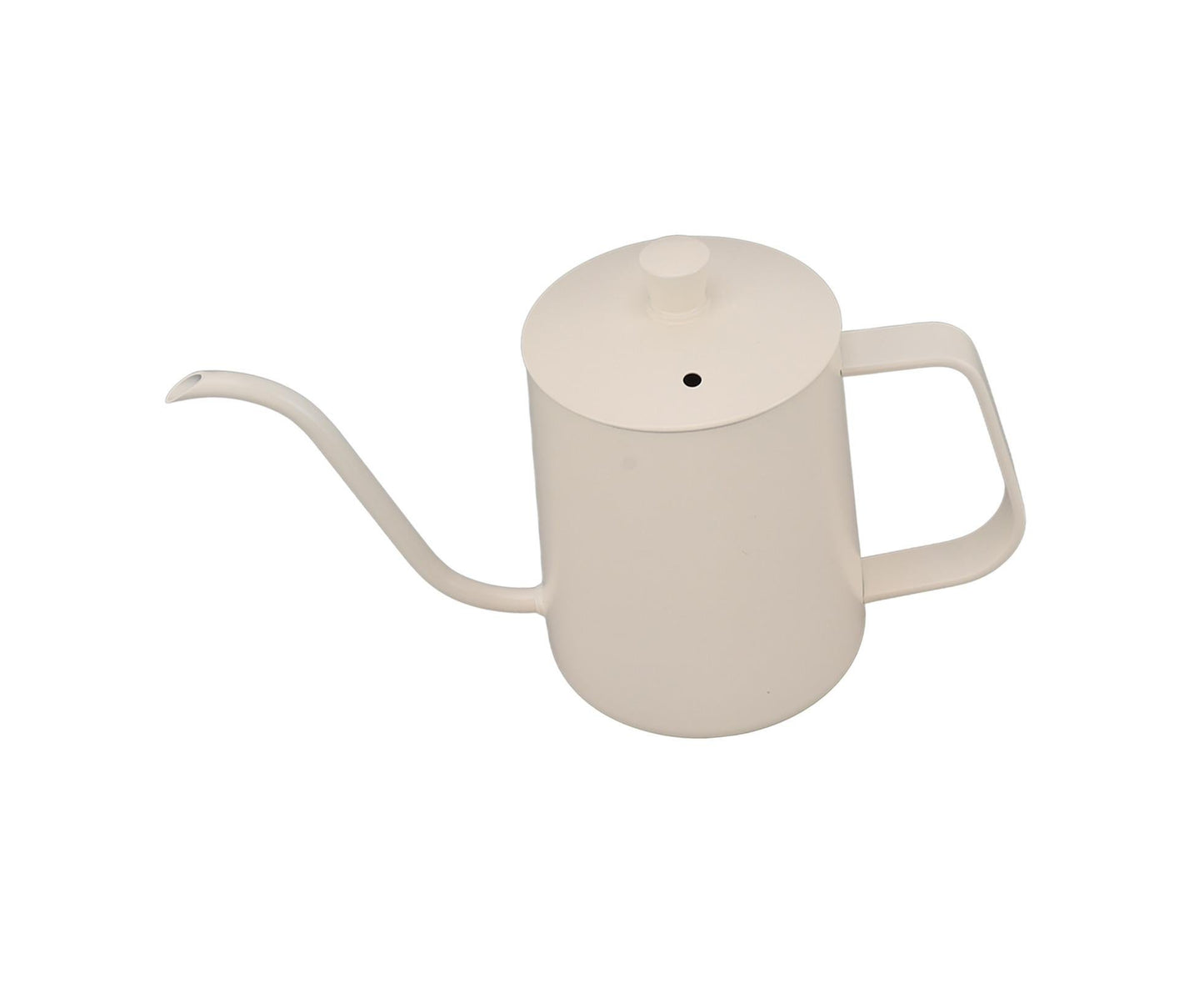Small Pour Over Coffee Kettle, Stainless Steel, Precisely Controlled Gooseneck Spout, White, 600ml V1263-JX-2997
