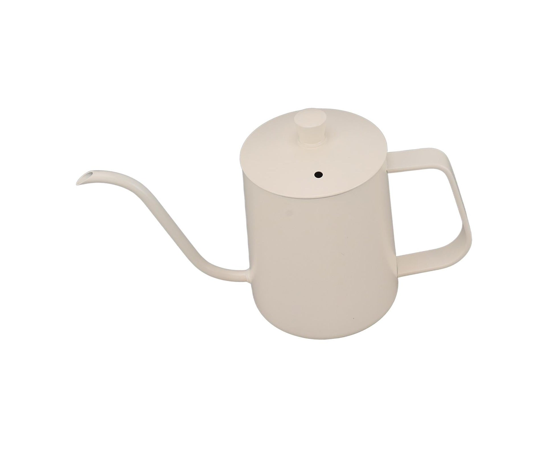 Small Pour Over Coffee Kettle, Stainless Steel, Precisely Controlled Gooseneck Spout, White, 600ml V1263-JX-2997