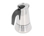Stovetop Coffee Maker, Large Capacity Stainless Steel Moka Pot, 4 Cups, 400ml V1263-JX-3006
