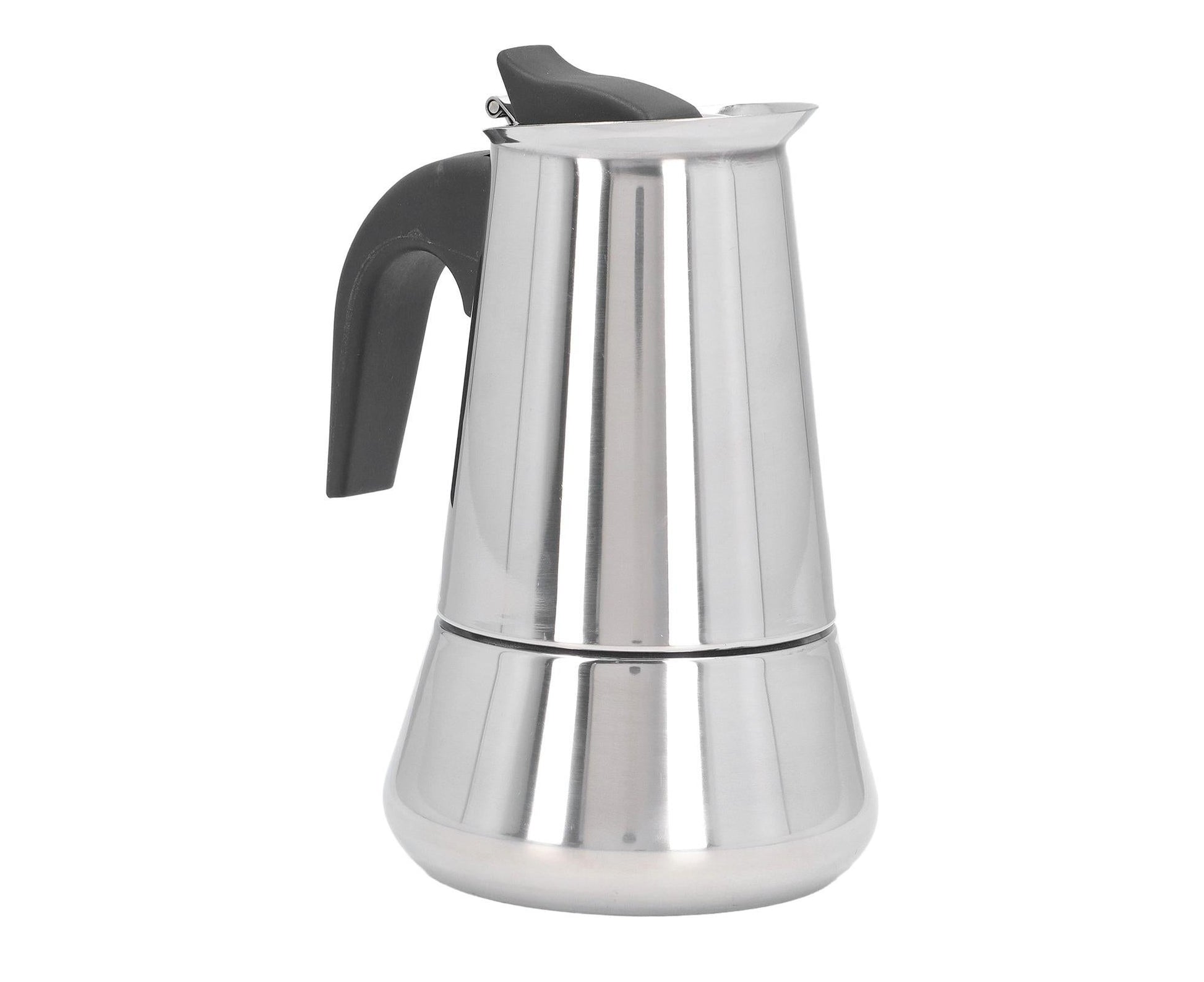 Stovetop Coffee Maker, Large Capacity Stainless Steel Moka Pot, 4 Cups, 400ml V1263-JX-3006
