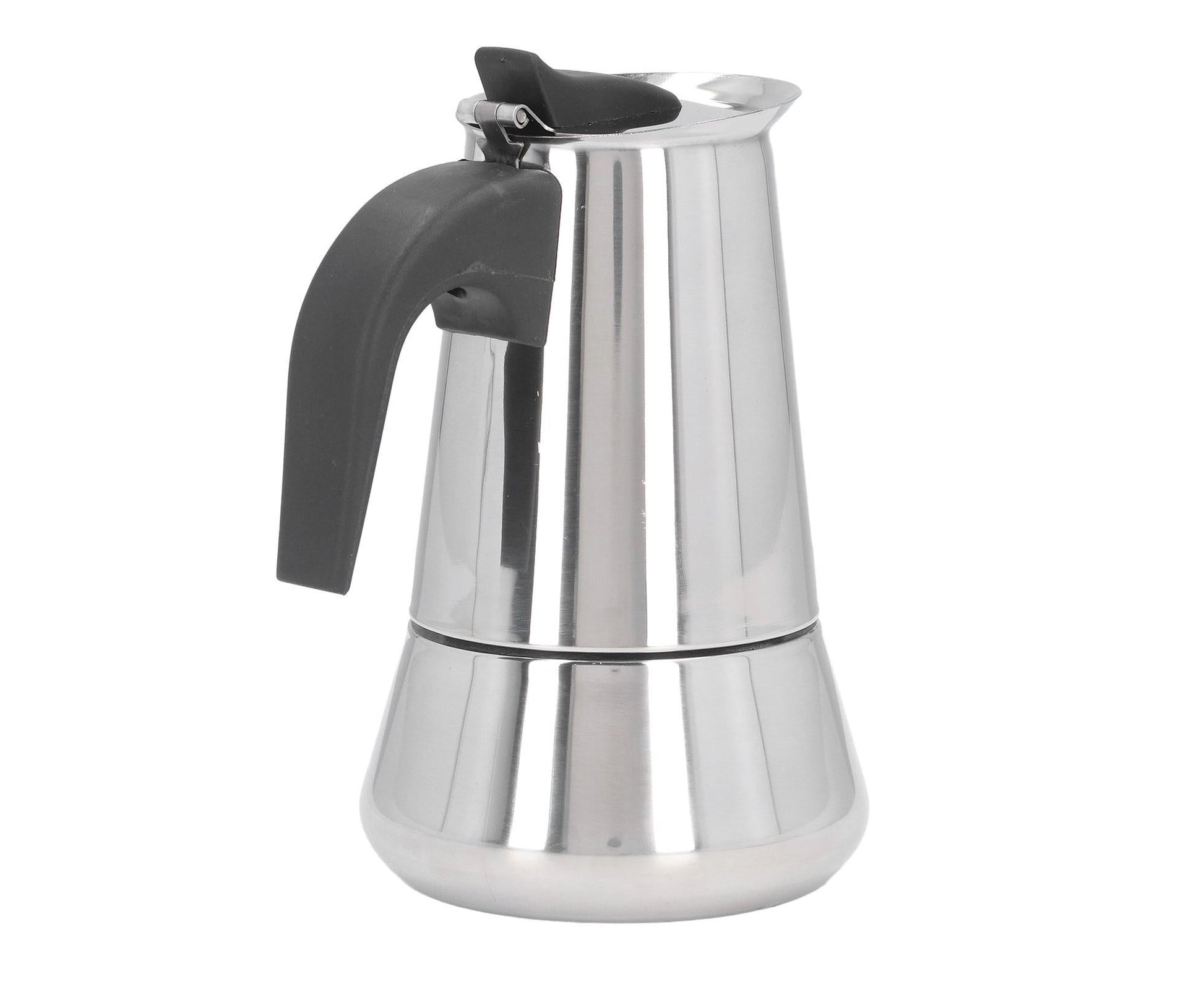 Stovetop Coffee Maker, Large Capacity Stainless Steel Moka Pot, 4 Cups, 400ml V1263-JX-3006