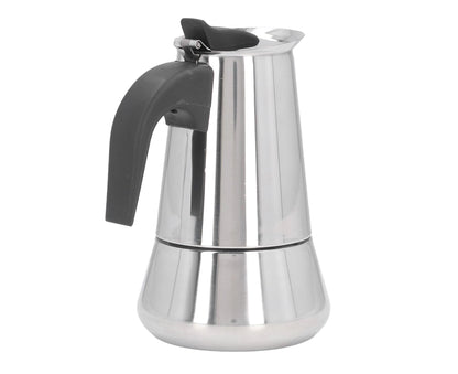 Stovetop Coffee Maker, Large Capacity Stainless Steel Moka Pot, 4 Cups, 400ml V1263-JX-3006