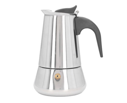 Stovetop Coffee Maker, Large Capacity Stainless Steel Moka Pot, 4 Cups, 400ml V1263-JX-3006