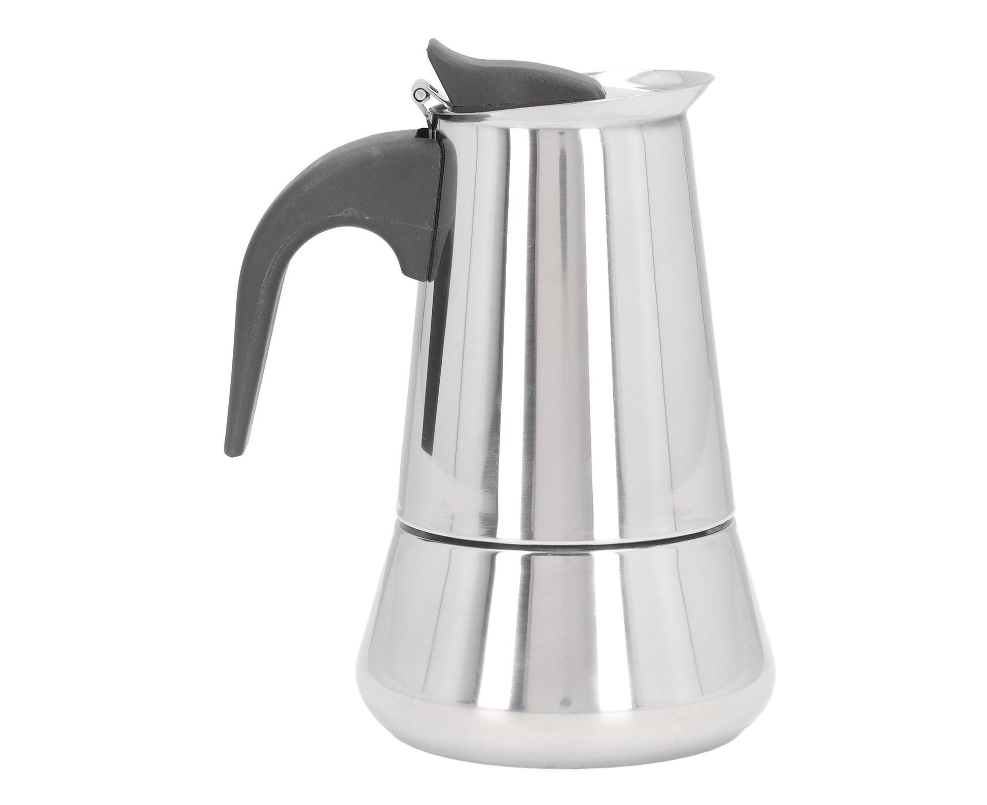 Stovetop Coffee Maker, Large Capacity Stainless Steel Moka Pot, 4 Cups, 400ml V1263-JX-3006