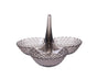 Practical Stable Dessert Plate Multi-use Exquisite Plastic Structure Cake Plate for Home-Black V1263-JX-302