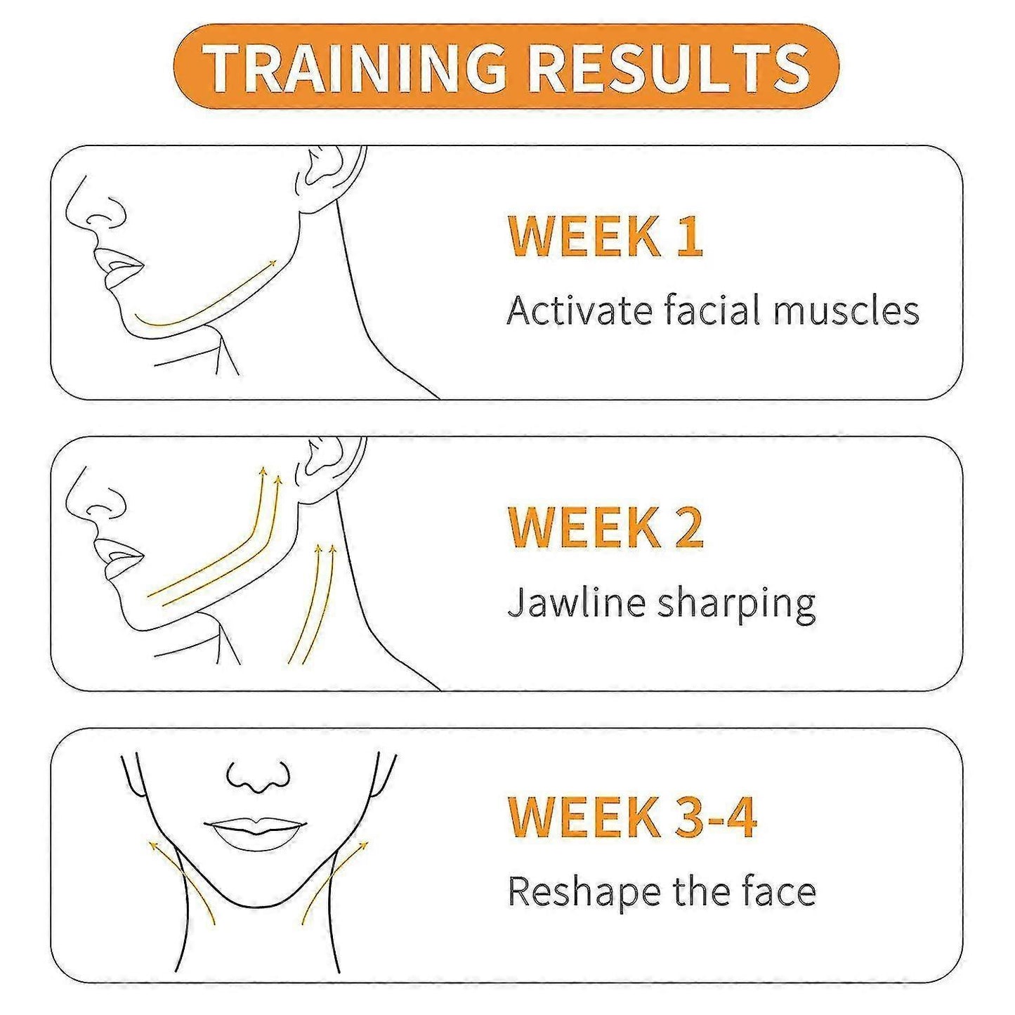 Jawline Exerciser, Jaw Exerciser For Men And Women, Jaw Trainer V1263-JX-3020