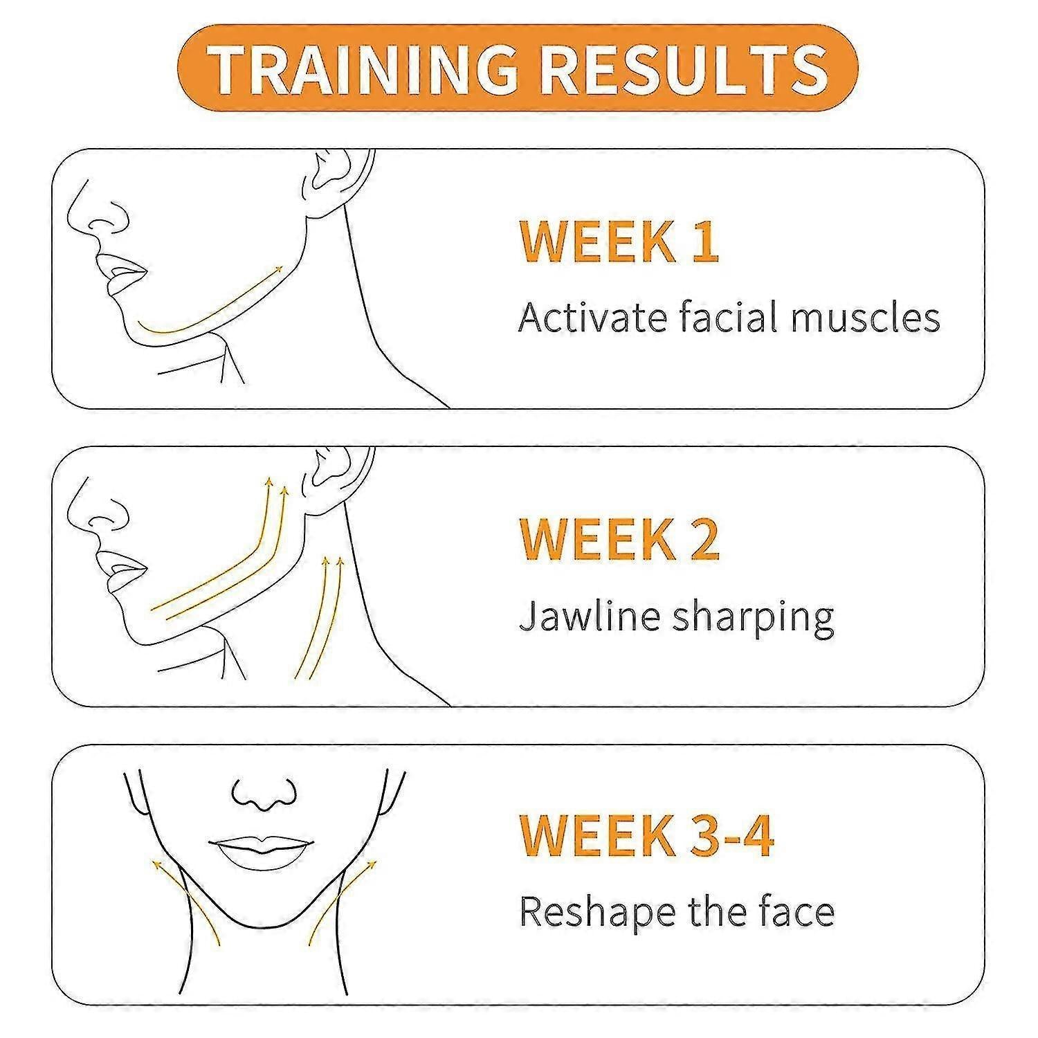 Jawline Exerciser, Jaw Exerciser For Men And Women, Jaw Trainer V1263-JX-3020