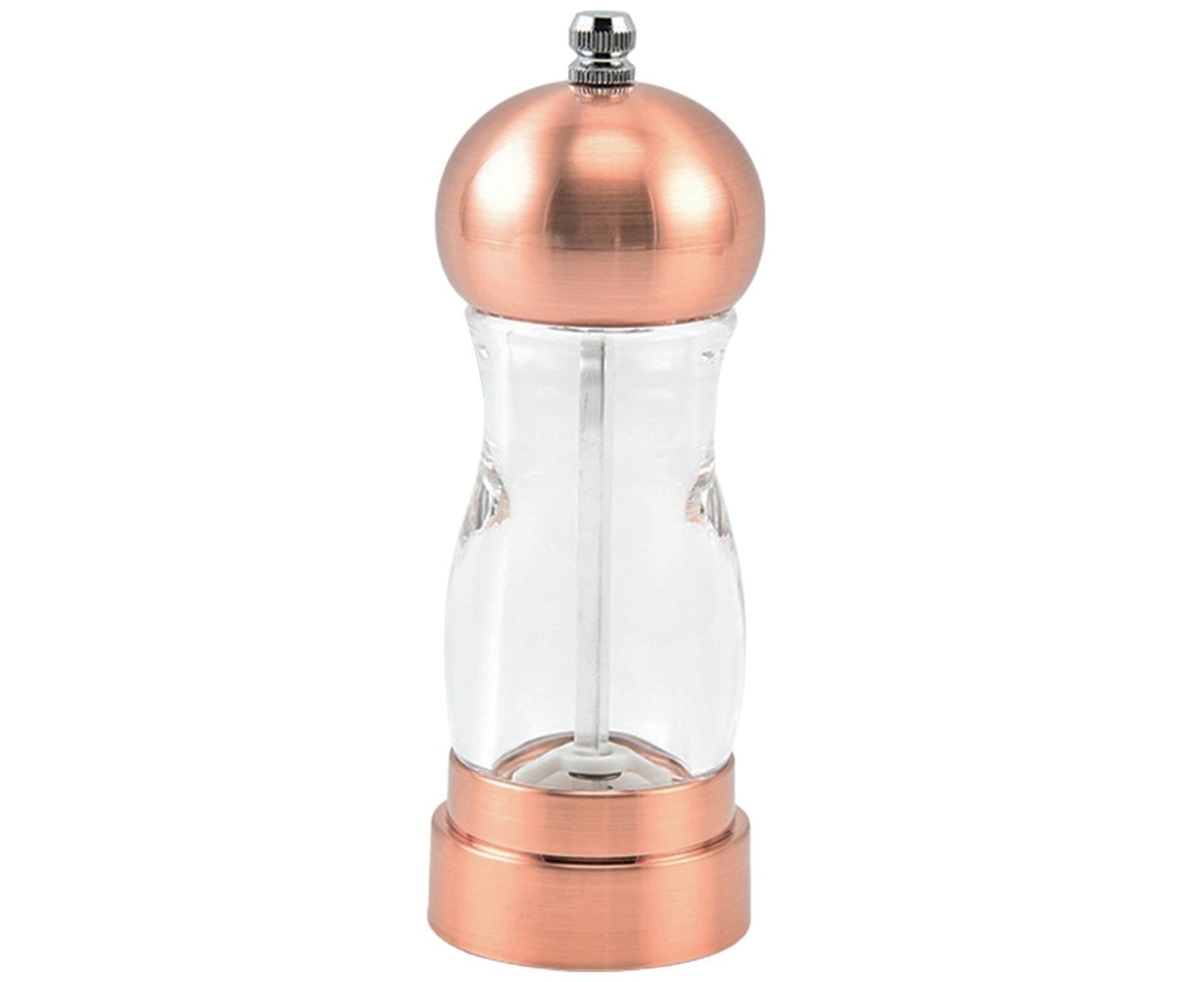 Manual Pepper Mill Multifunctional Acrylic Comfortable Touch Salt Shaker for Kitchen-Golden V1263-JX-303