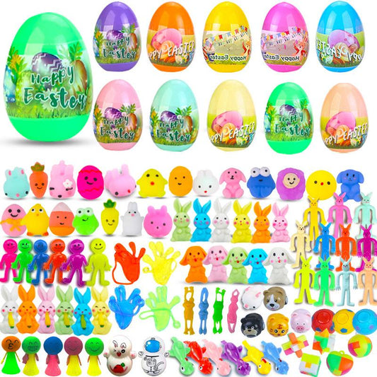 Easter Surprise Egg Blind Box - Set of 10 Mystery-Filled Eggs, Fun Holiday Gift for Girls and Boys, Perfect V1263-JX-3034