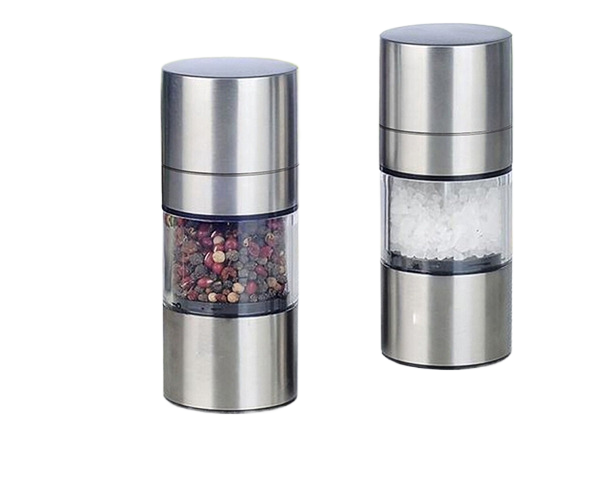 Stainless Steel Manual Salt Pepper Mill Grinder Portable Kitchen Muller Tool V1263-JX-306
