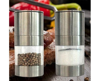 Stainless Steel Manual Salt Pepper Mill Grinder Portable Kitchen Muller Tool V1263-JX-306