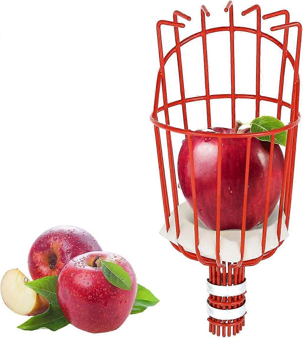 Metal Fruit Picker with Claw, Metal Fruit Picking Tool, Gardening Tools for Harvesting Apples, Citrus, Pears, V1263-JX-3060