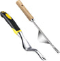 Manual Weeding Tool, 2 Pieces Handheld Weeder Dandelion Removal Tool, Garden Weed Puller with Non-Slip Handle V1263-JX-3061