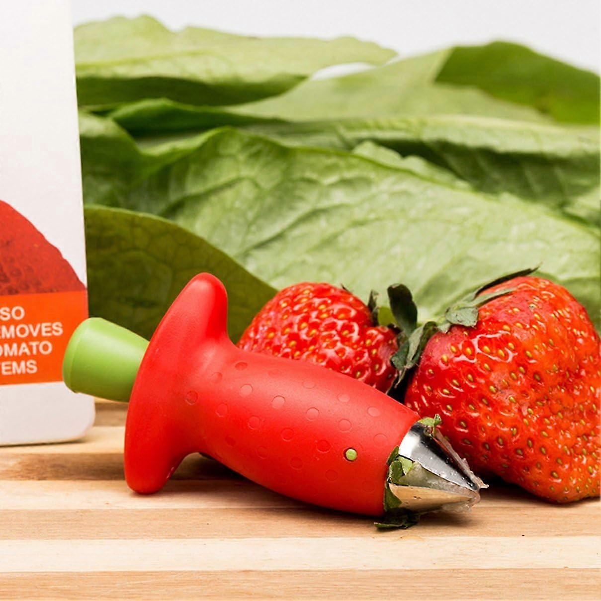 Multi-Claw Strawberry Corer Stainless Steel Plastic Fruit Berry Tomato Vegetable Top Stem Corer Kitchen Aid V1263-JX-3064