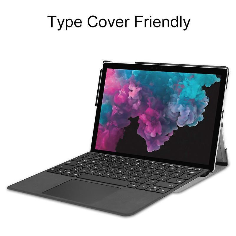 Case Ultra thin folio PU leather shell for Surface Pro 7 Grey V1263-JX-3071