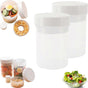 2pcs Leakproof Salad Jars 3in1 with Dressing Cup Container for Meal Prep Lunch V1263-JX-308