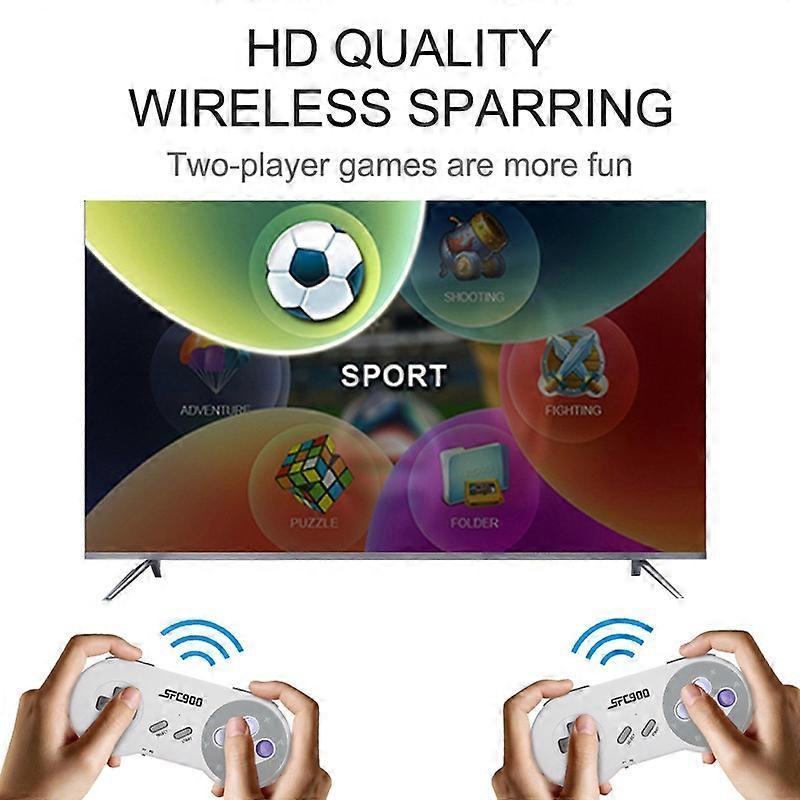 SF900 4700 Games Wireless Game Console Classic Video Gamepad HDMI Output Game Stick for TV V1263-JX-3083