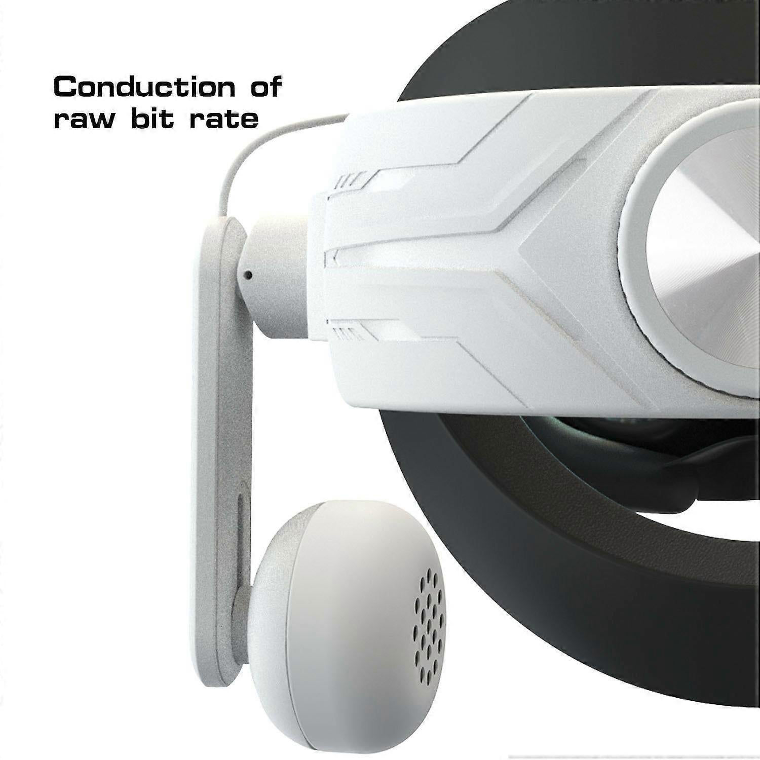 Type A Wired Earphones for Meta Quest 2/3 VR Headset Accessories 3.5mm Headphone with Stretchable V1263-JX-3092