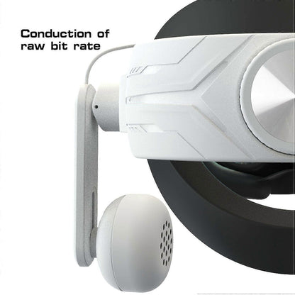 Type A Wired Earphones for Meta Quest 2/3 VR Headset Accessories 3.5mm Headphone with Stretchable V1263-JX-3092