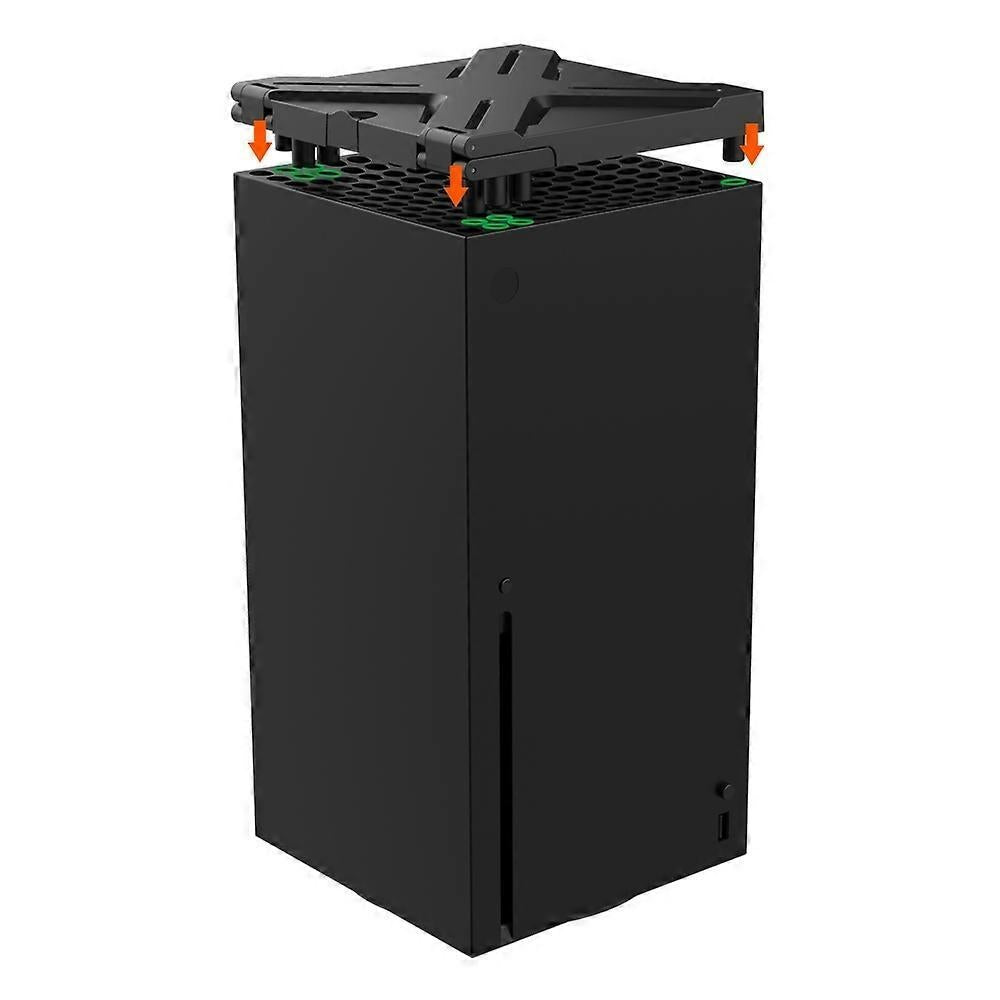 Type A DOBE TYX-3609 Dust Cover for Xbox Series X Game Console Dust-Proof Protector with Headset V1263-JX-3093