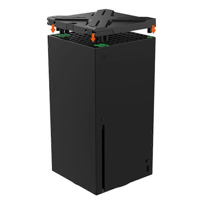 Type A DOBE TYX-3609 Dust Cover for Xbox Series X Game Console Dust-Proof Protector with Headset V1263-JX-3093