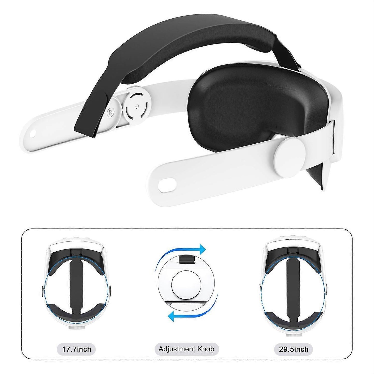 Type B Adjustable Replacement Head Strap for Meta Quest 3 Head-Mounted Smart VR Headset Accessories V1263-JX-3096