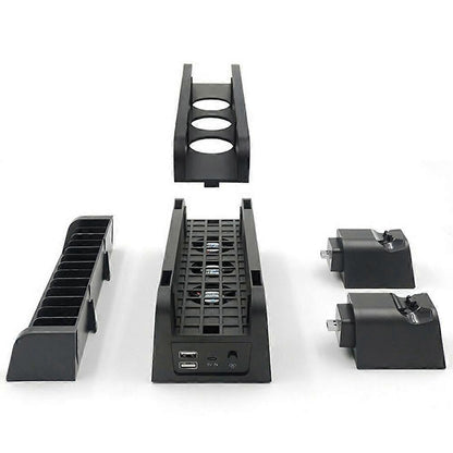 Type A IPLAY HBP-149A Storage Stand for PS4 Pro/PS4 Slim/PS4 Cooling Fan Charging Station V1263-JX-3098
