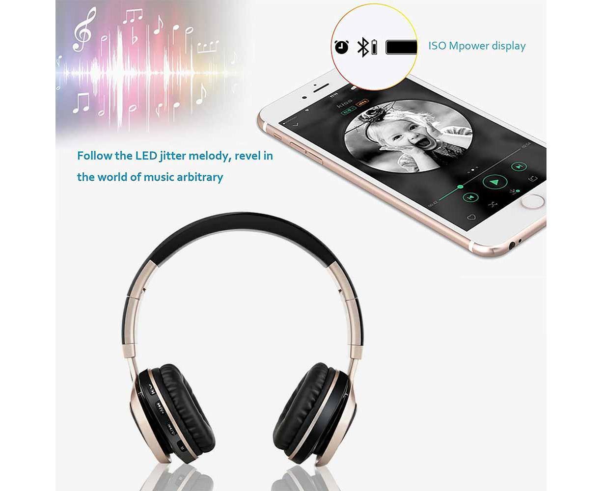 Bluetooth Headphones,Folding Stereo Wireless Bluetooth Headphones V1263-JX-31