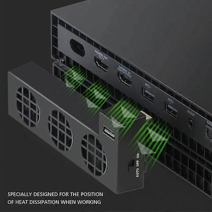 Type A DOBE TYX-1769 For Xbox One X Cooling Fan Game Console Rear Radiator Temperature Control Fan V1263-JX-3103