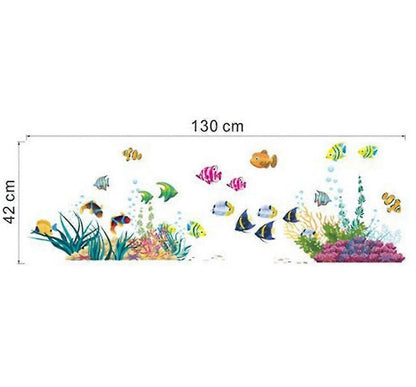 Colorful Wall Stickers I Murals: 130 X 42cm I Wall Tattoo Bathroom Tile Sticker V1263-JX-3123