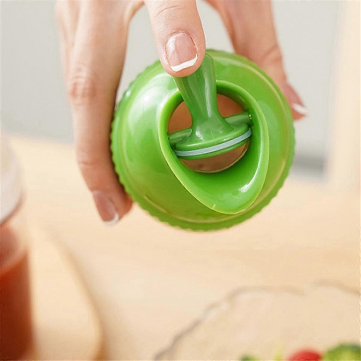 2pcs Salad Dressing Containers Leakproof Shaker Bottles with Lid for Kitchen Use V1263-JX-313