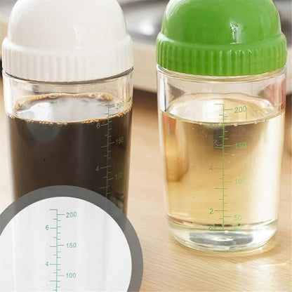 2pcs Salad Dressing Containers Leakproof Shaker Bottles with Lid for Kitchen Use V1263-JX-313