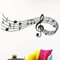 Music Notes Tab Wall Art Decor, Music Notes Wall Art Sticker Removable Vinyl Wall Decals V1263-JX-3133