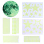 842pcs Wall Stickers Self-adhesive Luminous Stars, Stars And Moon Wall Stickers V1263-JX-3140