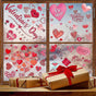 Valentine's Day Electricity Window Stickers Love Window Display Glass Refrigerator Electricity Stickers V1263-JX-3149