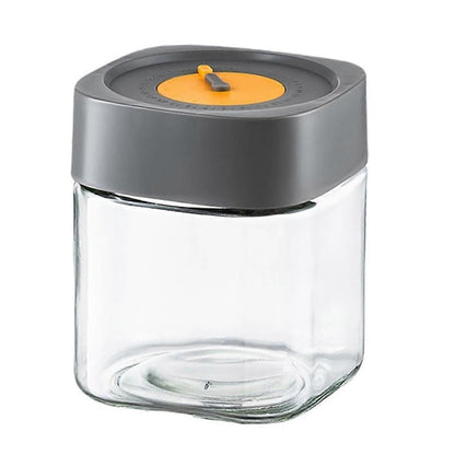2pcs Glass Jars with Airtight Lids Overnight Oats Salad Food Storage Containers V1263-JX-315