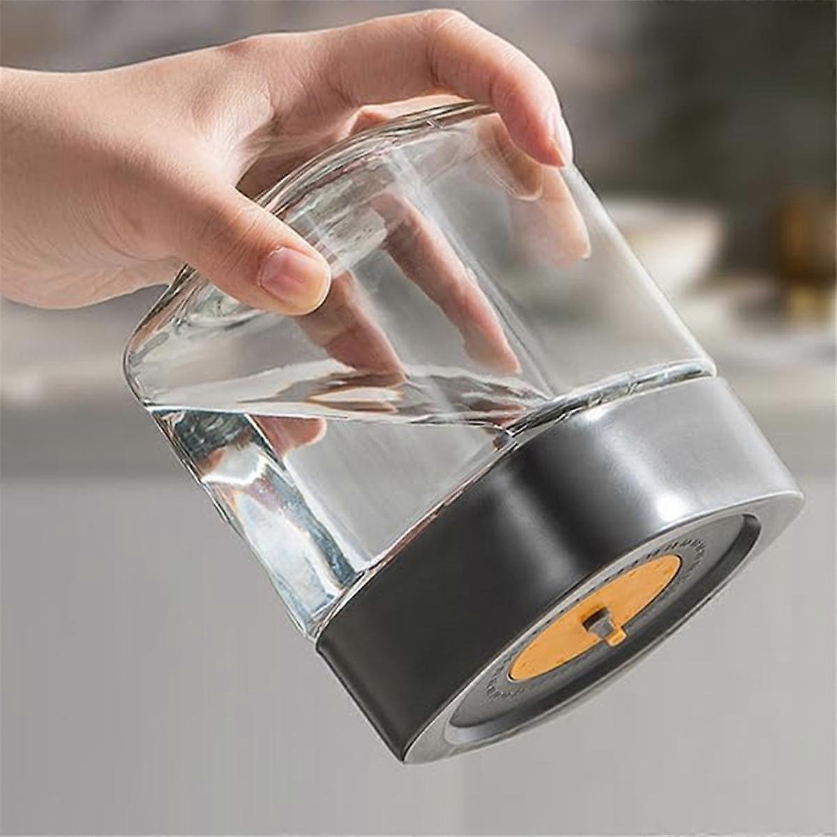 2pcs Glass Jars with Airtight Lids Overnight Oats Salad Food Storage Containers V1263-JX-315
